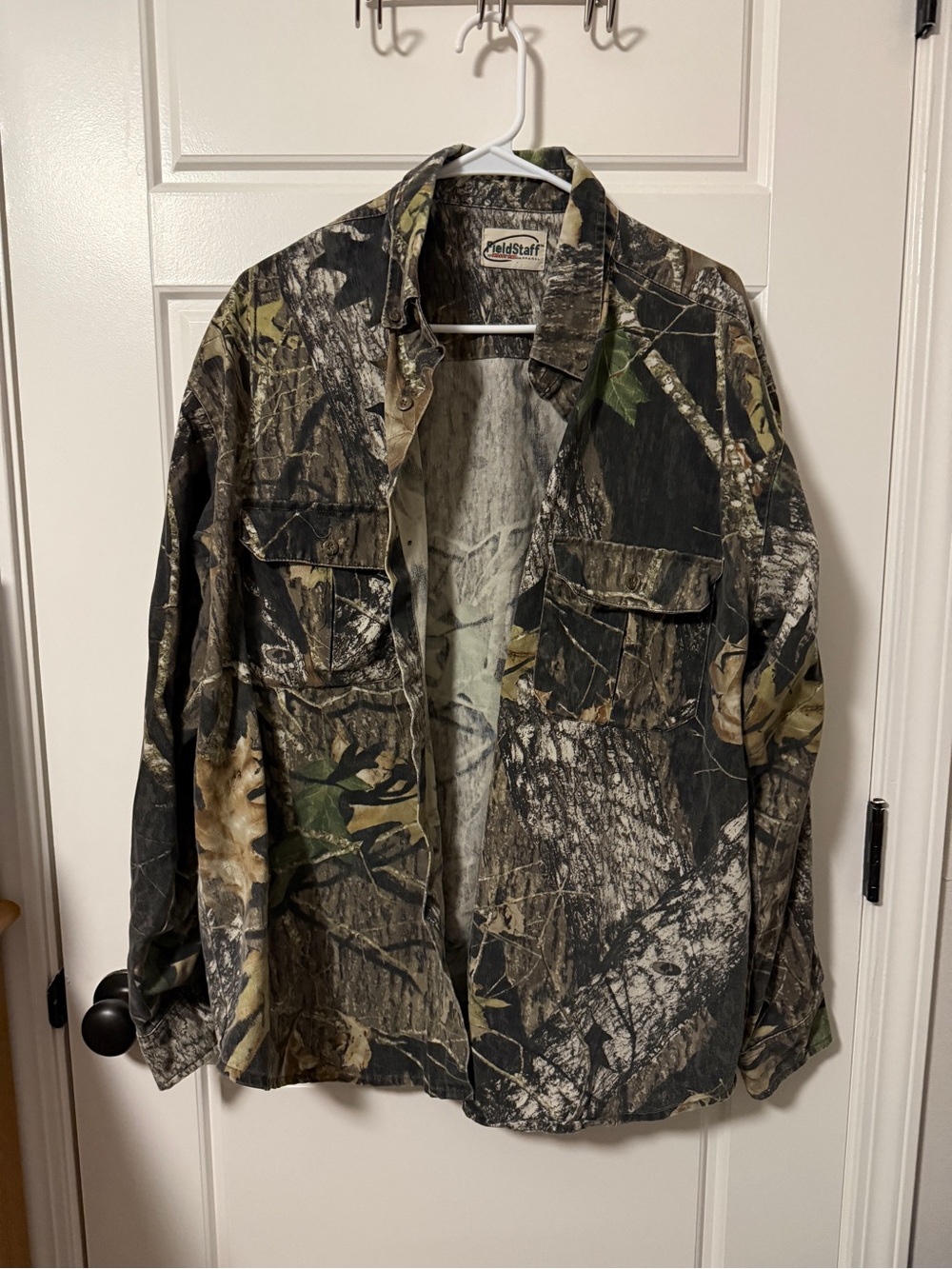 Men's Camo Hunting Jacket - Green/Brown